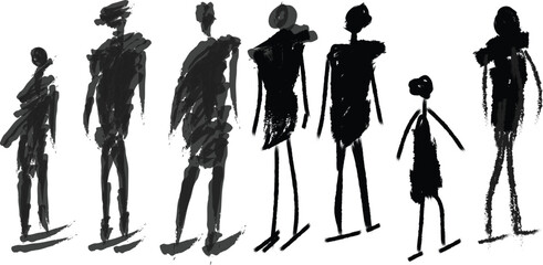 Silhouettes Vector