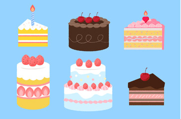 케이크 일러스트