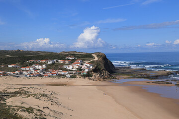 
Monte Clerigo Beach in the municipality of Aljezur in the Algarve, Portugal
