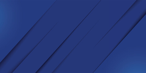 Modern abstract blue background with diagonal line. Simple graphic design element. Futuristic concept. Horizontal banner template with space for your text. Vector