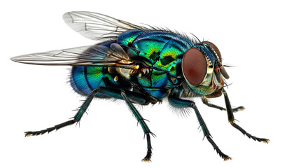 Fly on a transparent background