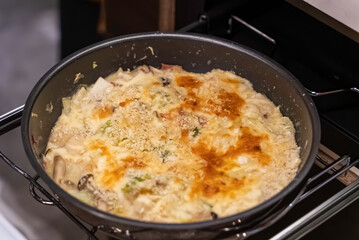 焼きあがったグラタン