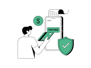 Secure Online Payment with Credit Card and Smartphone