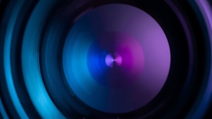 Abstract swirl of blue and purple light futuristic design effect