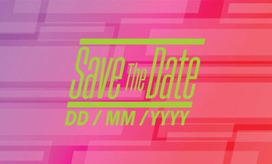 Save the date banner. Can be used for business, marketing and advertising. logo graphic design of event summit made for Technology and upcoming events