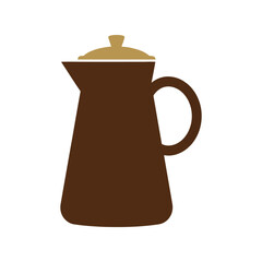 Stylish Coffee Pot Vector for Modern Kitchen Decor and Culinary Use