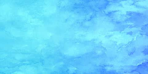 Pastel blue paper texture pattern background, Abstract blue sky with clouds, Light blue background with watercolor, cold ice color art, contemporary artistic backdrop,