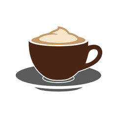 Delicious Coffee Cup Vector Design for Cafes, Restaurants and Food Branding