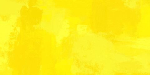 Obraz premium Abstract bright texture of yellow paint background, yellow paint wall texture background, Trendy yellow paint background. Vintage style of yellow wall texture.