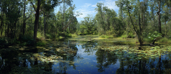 Obraz premium The Hidden Beauty of Wetlands: Protecting Our Natural Heritage