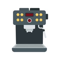 Modern Espresso Machine Vector for Coffee Lovers and Cafe Decor