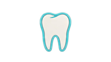 Tooth Icon Isolated on White Background