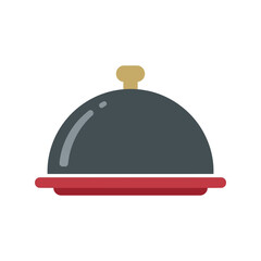 Obraz premium Elegant Cloche Serving Dish Vector Design for Gourmet Food Presentation and Culinary Events