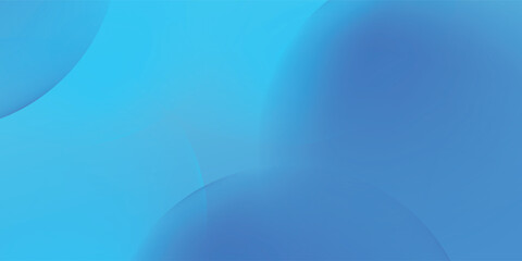 Abstract background blue with dynamic circle shape elements. Trendy and modern geometric gradient background. Vector Illustration
