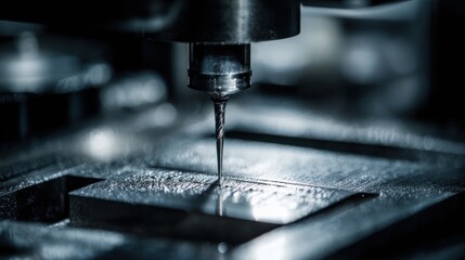 Closeup of intricate chromium alloy microcasting process showcasing delicate microscopic precision in a controlled industrial laboratory environment.