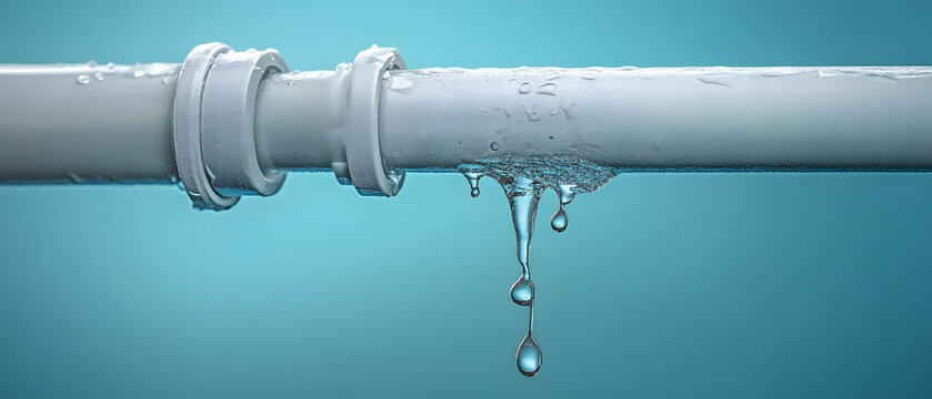 Leaking water pipe in urgent need of repair