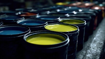 Medium shot of a production line applying varied finish treatments to industrial components showcasing the latest trends in surface enhancement technology.