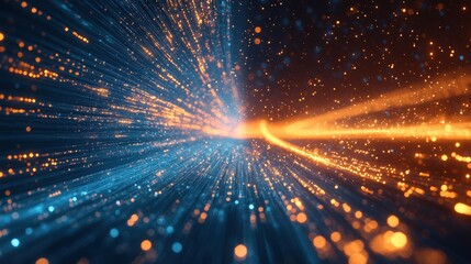 the light in this image is from the science and technology podcast.