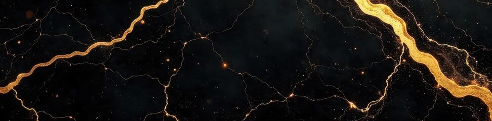 Swirling black and gold marble, luxurious texture, abstract, visual