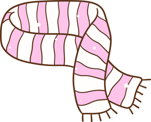 Pink scarf Winter school Christmas winter season Classroom decor