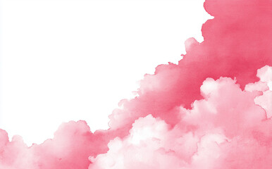 Fototapeta premium Pink Watercolor Abstract Background with Soft Pastel Texture 