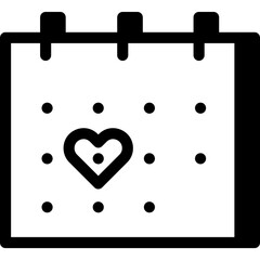 Wedding Calendar Date, Love, Valentines day Icon