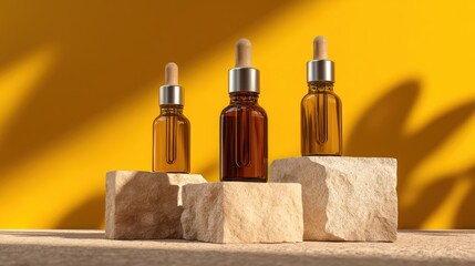 Cosmetic bottles display