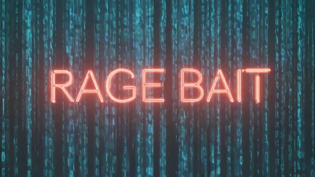 Rage bait. Internet scam.