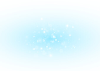 Fototapeta premium Ethereal festive christmas glow light sparkle bokeh dust with shining stars abstract decoration background vector illustration transparent png.