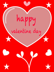 valentine background with hearts