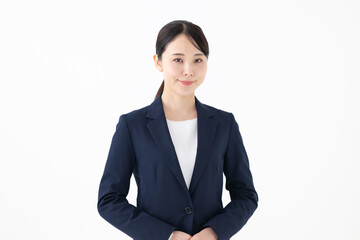 スーツを着た女性