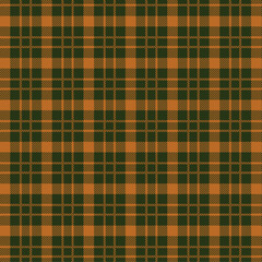 Fototapeta premium Vibrant orange and green plaid pattern with dynamic diagonal lines