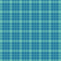 Fototapeta premium Vibrant blue and green plaid pattern for design projects
