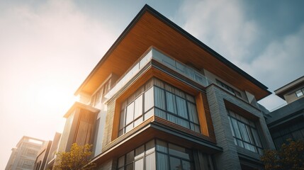 Obraz premium Modern building exterior