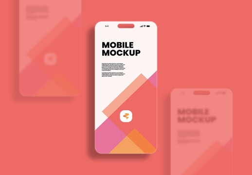 Mobile Phone Screen Mockup