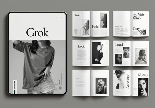 Fashion Look Book Template