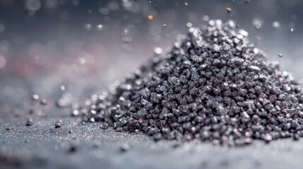 Detailed analysis of antimony grains in a quality control setting focusing on texture and purity for industrial standards