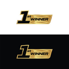 Gold First Place Winner Badge