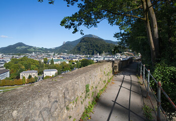 Salzburg - The panorama of old town