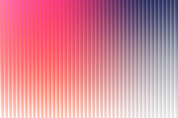 Vertical lines in pink, blue, and white gradient isolated on white background create a visually appealing and modern abstract design