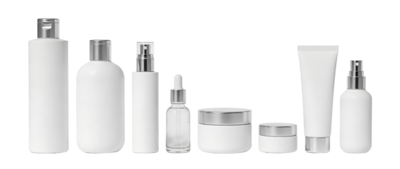 Dental cosmetic packaging set illustration with transparent background for oral care branding, clinic presentations, ecommerce mockups, and medical UI icons showing hygiene products.