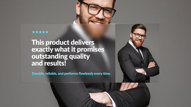 Testimonials Glass Title 2