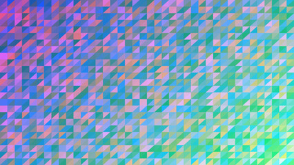 Low-Poly Cyberpunk Neon Triangle Landscape Background with Futuristic Gradient Colors for Modern Abstract Designs