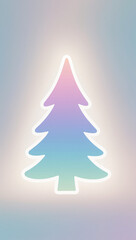Obraz premium abstract christmas tree