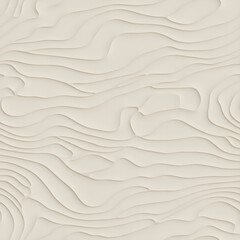 Obraz premium Abstract beige wavy organic topographical texture with smooth contours and gentle undulations
