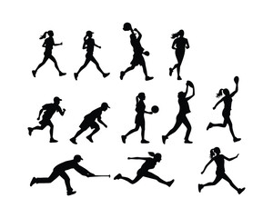 Human Movement and Fitness Activities Concept – Exercise, Running, Walking and Gym Training