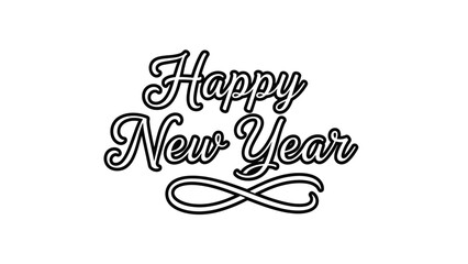 New Year Greeting Card Design