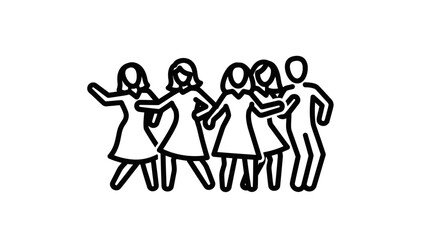 Group of People Dancing Together