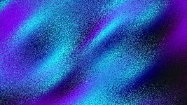 Blue and purple grainy gradient loop background noise texture blurred dark light ideal for technology presentations, web design, digital art