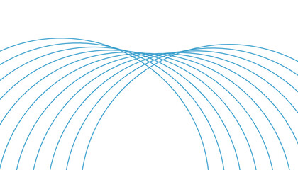 abstract blue wave lines background